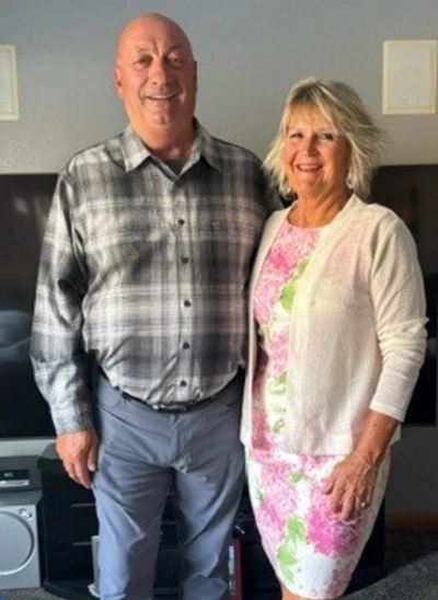 Michele Schommer and her husband